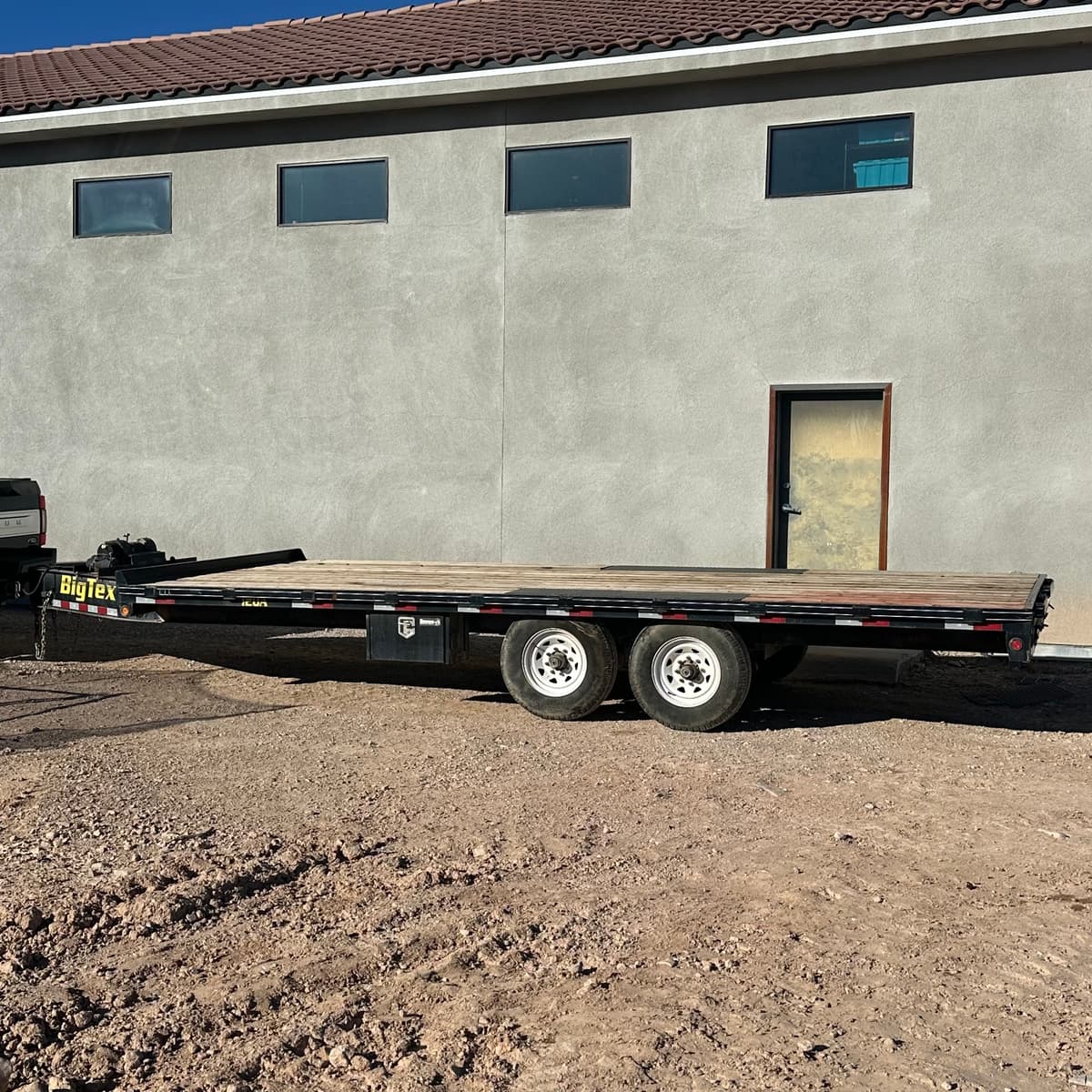 BigTex flatbed trailer available for rent in the Las Vegas Valley — EquipMe Rentals